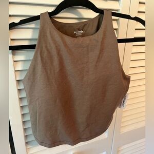 Brown Old Navy long line bra powerchill size large; NwT